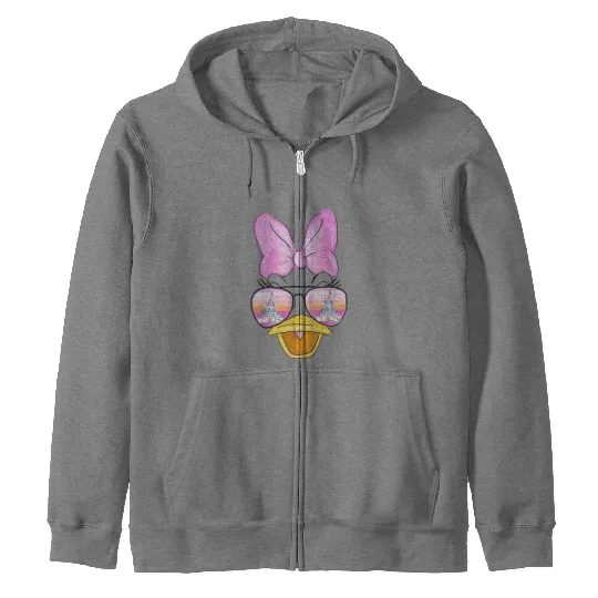 Vintage Daisy Duck Zip Hoodies, Disney  Zip Hoodies