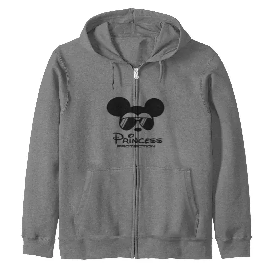 Princess Protection Zip Hoodies, Disney Princess Security Zip Hoodies, Disney Dad Zip Hoodies, Mickey Mouse Zip Hoodies