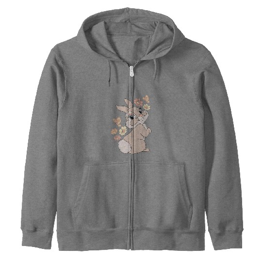 Discover Disney Bambi Cute Miss Bunny Zip Hoodies, Disney Trip Zip Hoodies
