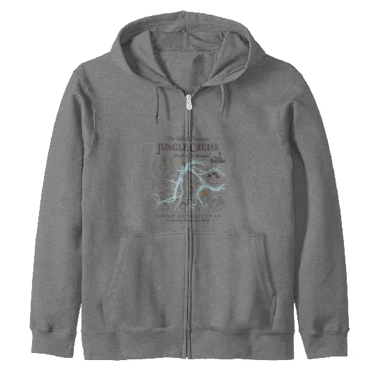 Disney Jungle Cruise World Famous Zip Hoodies, Disney Jungle Cruise Zip Hoodies