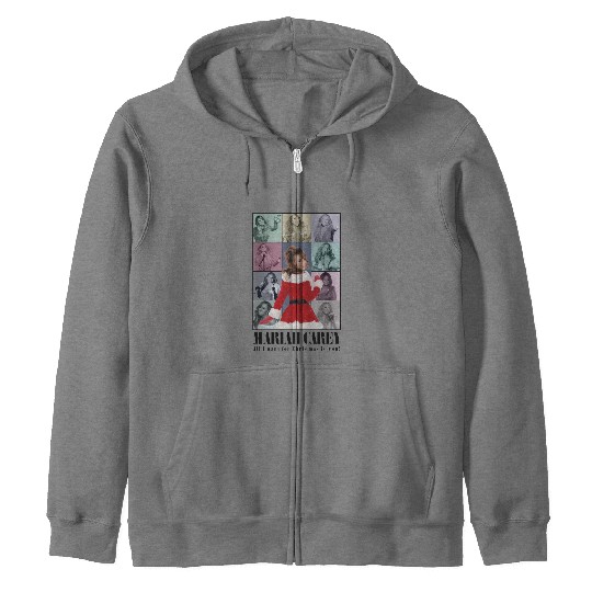 Discover Mariah Carey, I Want For Christmas Is You The Eras Tour Zip Hoodies