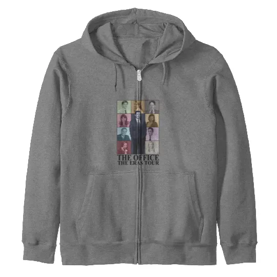 Discover The Office The Eras Tour Style Zip Hoodies, Dw Schrute Michael Scott Jim Halpert Zip Hoodies