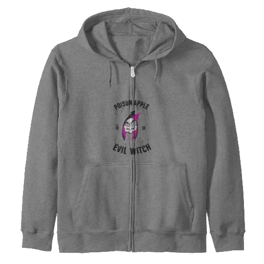 Disney Unisex Zip Hoodies: Snow White Evil Witch Poison Apple