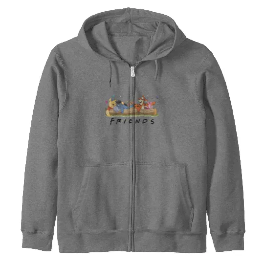 Disney Winnie The Pooh Zip Hoodies, Winnie The Pooh Friends Zip Hoodies,