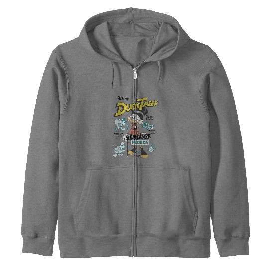 Disney DuckTales Scrooge McDuck Comic Cover Zip Hoodies, DuckTales Zip Hoodies