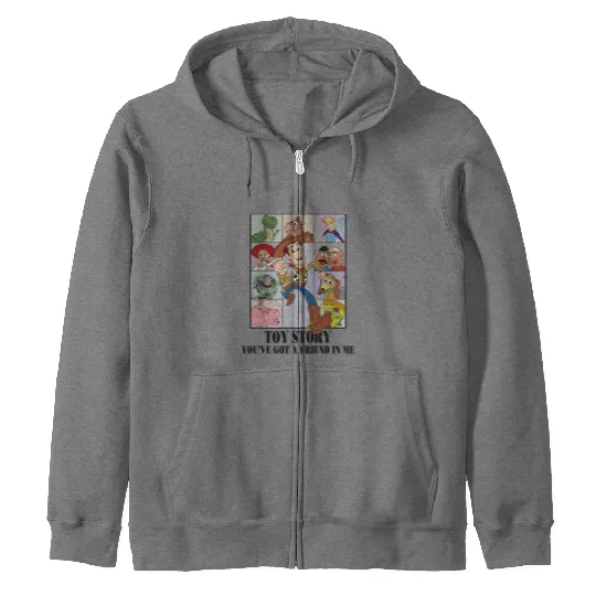 Disney Toy Story Zip Hoodies, Vintage Toy Story Characters Zip Hoodies