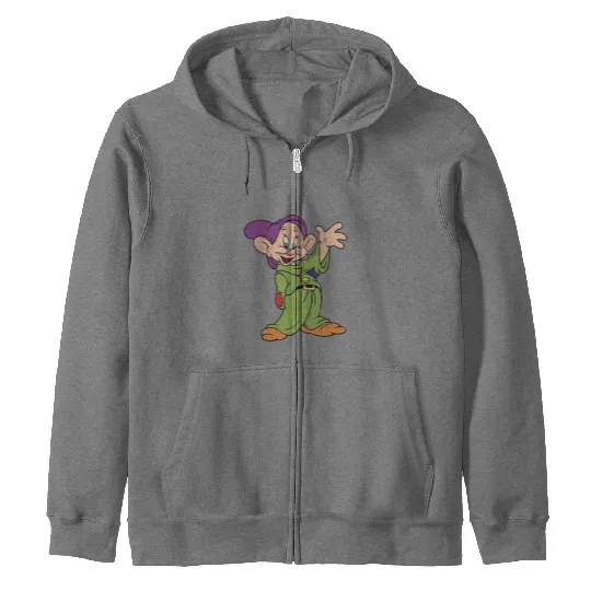 Dopey Dwarf Zip Hoodies, Disney Dwarf, Seven Dwarfs, Disney Character Dwarf Zip Hoodies