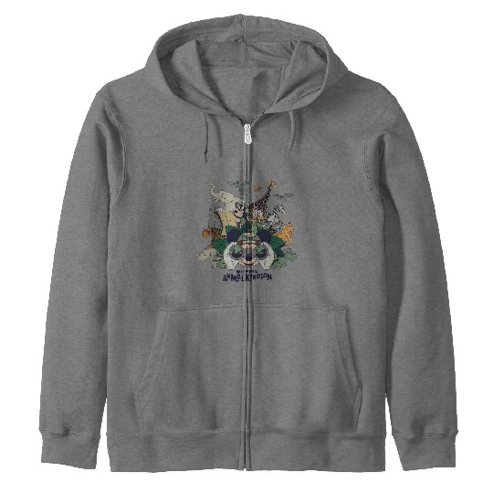 Disney Animal Kingdom Zip Hoodies, Vintage Animal Kingdom Zip Hoodies,