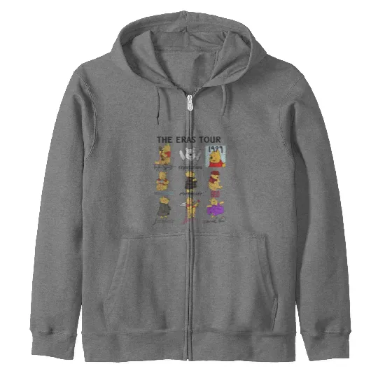 Winnie The Pooh Eras Tour Zip Hoodies, Disney Pooh Zip Hoodies, Pooh Bear Zip Hoodies, Winnie The Pooh Zip Hoodies