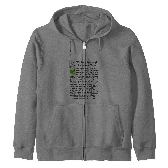 Sherwood Forest - Robin Hood Disney - Zip Hoodies