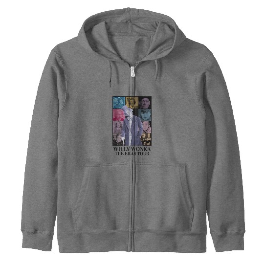 Discover Willy Wonka The Eras Tour Bella & Canvas Zip Hoodies