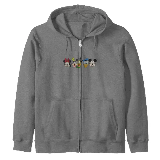 Mickey & Co Zip Hoodies, Unisex Zip Hoodies, Disney Zip Hoodies, Disney Friends Zip Hoodies