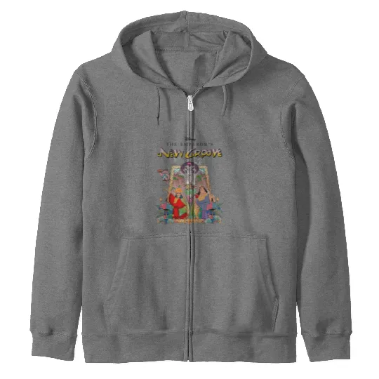 Retro Disney The Emperors New Groove Zip Hoodies, The Emperors New Groove Zip Hoodies