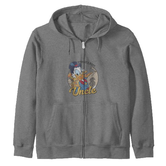 Disneys Ducktales Scrooge Mcduck World's Best Uncle Zip Hoodies