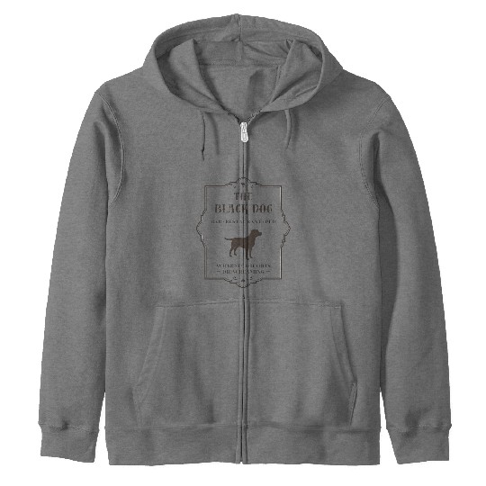 Discover The Black Dog Taylor Zip Hoodies