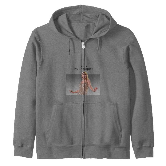 Discover Taylor is my therapist Zip Hoodies