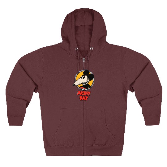 Mickey Rat Essential Zip Hoodies, Retro Disney Mickey Mouse Zip Hoodies, Vintage Disney Zip Hoodies