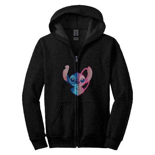 Stitch  Zip Hoodies, Disney Stitch and Angel Zip Hoodies, Lilo and Stitch Zip Hoodies