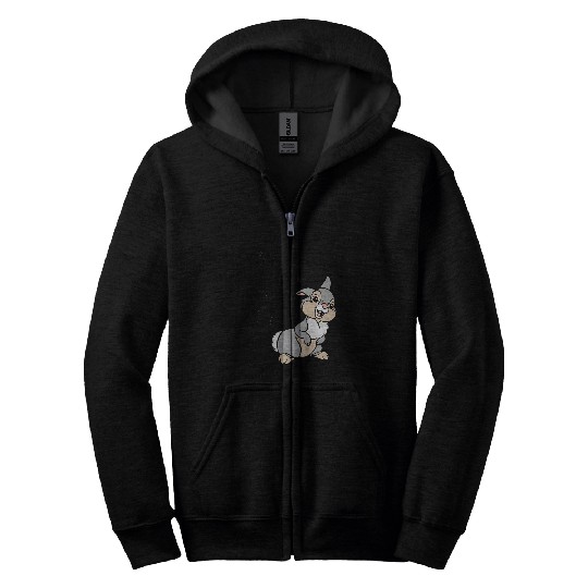  Color Disney Bambi Characters Cute Thumper Retro Zip Hoodies
