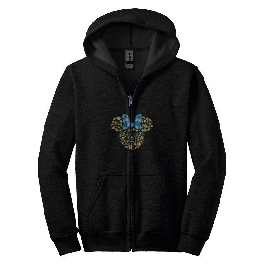 Disney Minnie Mouse Hanukkah Chanukah Zip Hoodies,Happy Hanukkah Zip Hoodies