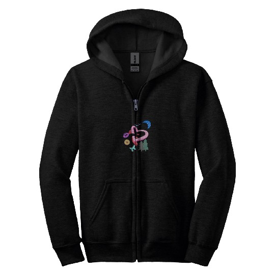 TaylorSwift eras inspired logo Zip Hoodies