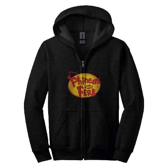 Phineas and Ferb the disneys animation Zip Hoodies