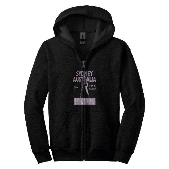 Eras Tour - Sydney, Australia - Light Purple Zip Hoodies