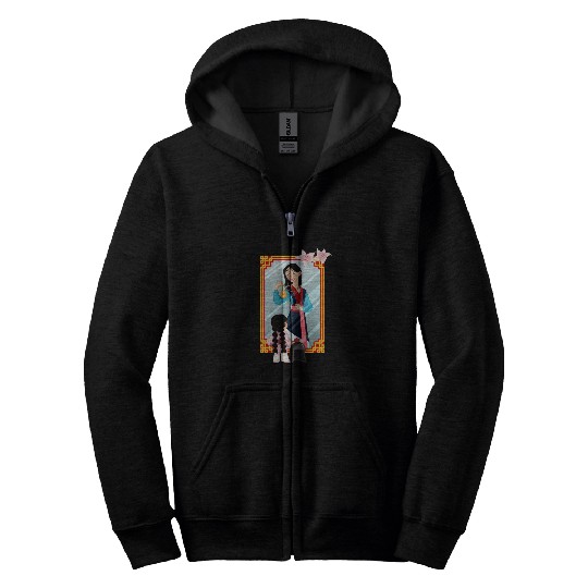 Disneys Mulan Zip Hoodies