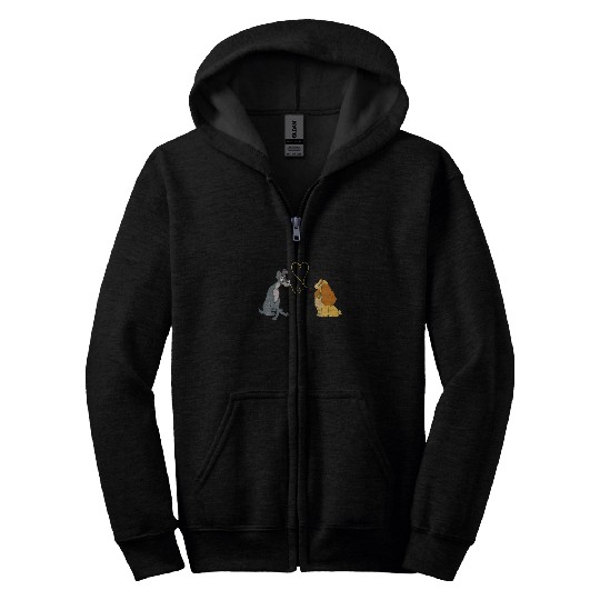 Disney Lady and The Tramp Bella Notte Zip Hoodies