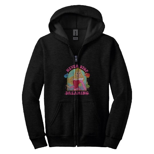 Disneyss Princess Aurora Never Stop Dreaming Zip Hoodies