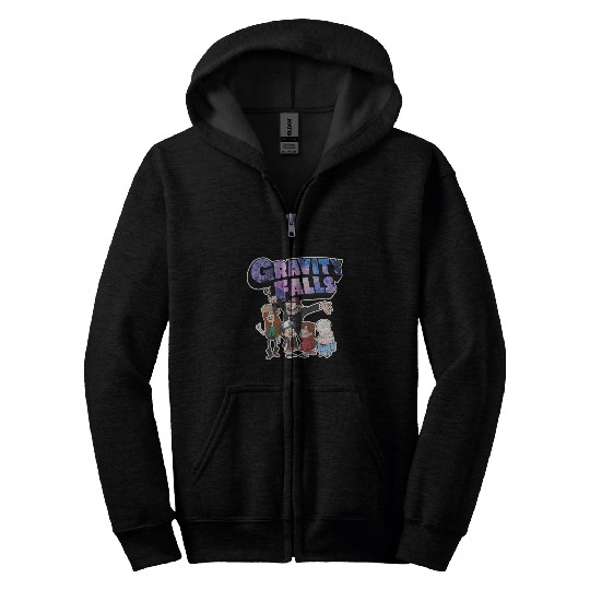 Disney Gravity Falls Characters Group Zip Hoodies, Magic Kingdom Zip Hoodies