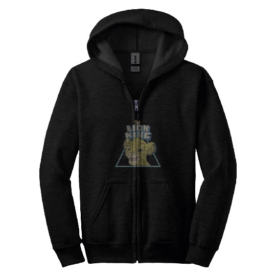 Disney Lion King Retro Cute Simba Face Zip Hoodies