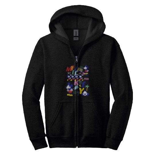 Disney Mickey Mouse  Never Bored Zip Hoodies