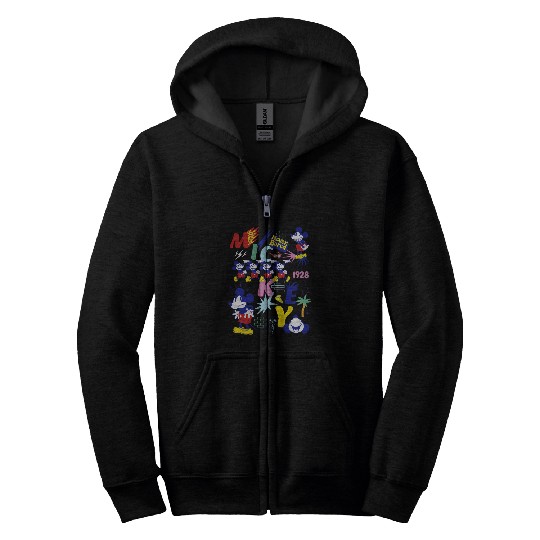 Disney Mickey Mouse  Never Bored Zip Hoodies