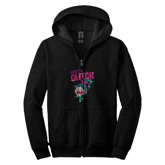 Disneyss Ralph Breaks The Internet Vanellope Glitch Zip Hoodies