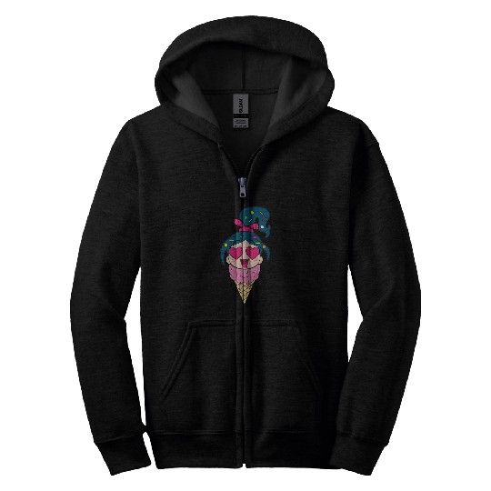 Disney Ralph Breaks the Internet Vanellope Ice Cream Zip Hoodies