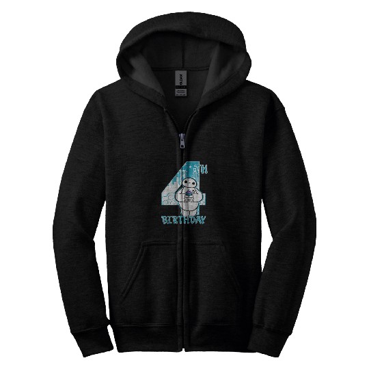 Disney Big Hero 6 Baymax 4th Birthday Cupcake Po Zip Hoodies