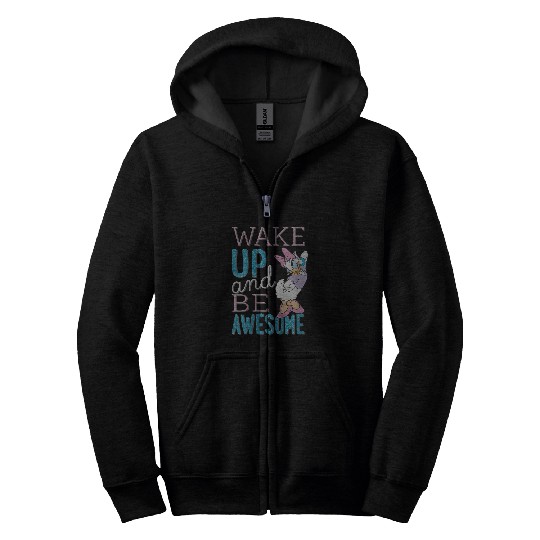 Disneyss Daisy Duck Be Awesome Zip Hoodies