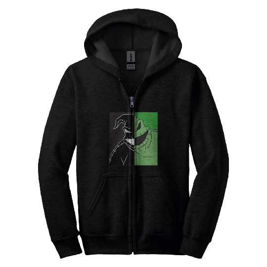 Disneyss The Nightmare Before Christmas Oogie Boogie Split Zip Hoodies