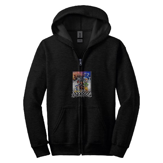 Disney Kingdom Hearts Throne Zip Hoodies