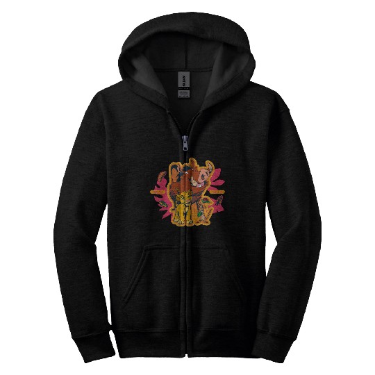 Disneyss The Lion King Simba Timon Pumbaa Hakuna Matata Zip Hoodies