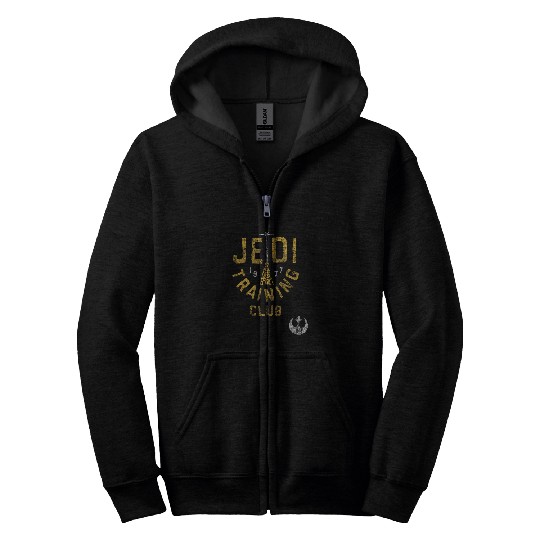 Jedi Training Club Distressed Rebels Disney+ T-Shirt Zip Hoodies