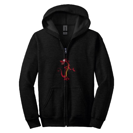 Disney Mulan Mushu Dragon TShirt Zip Hoodies