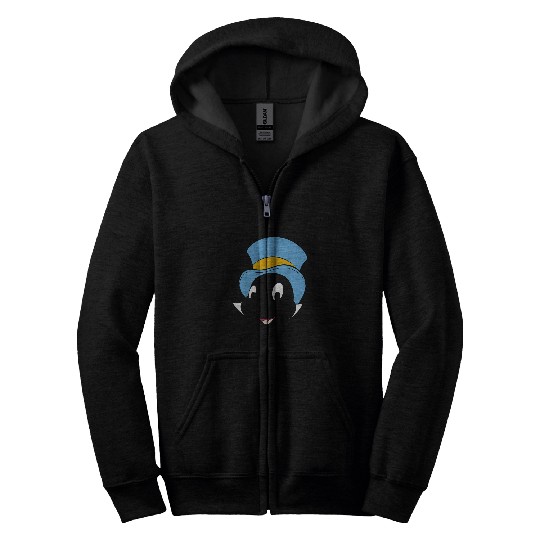 Disney Pinocchio Jiminy Cricket Big Face Zip Hoodies