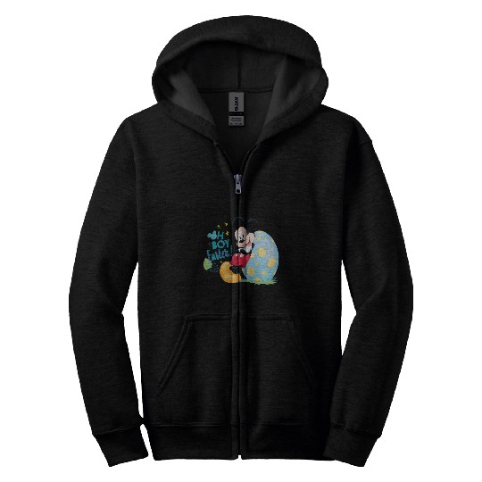 Disney Mickey Oh Boy Easter Zip Hoodies