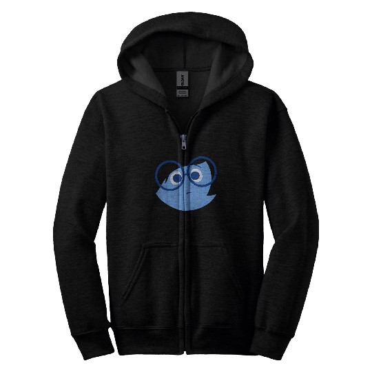 Disney Inside Out Sad Face Halloween Zip Hoodies