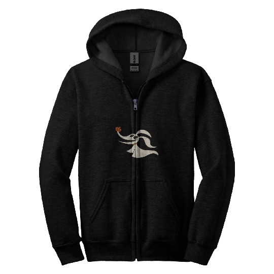 Disney Halloween Nightmare Before Christmas Zero Zip Hoodies
