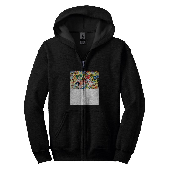 Disney Comics TShirt Zip Hoodies
