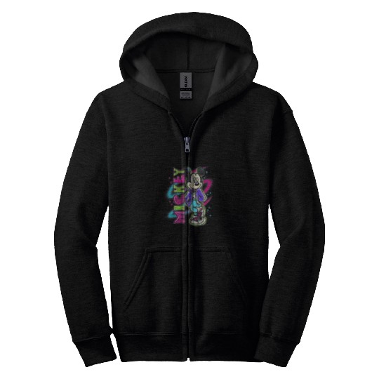 Disney Mickey Mouse Airbrush Zip Hoodies