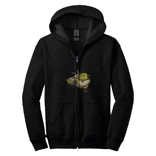 Shrek and Donkey  6: Shrek Same Swamp Forever , Shrek Shirt, Disney Fiona Princess , Shrek,Shrek Zip Hoodies